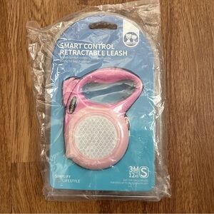NWT Dogness Pink Smart Control Retractable Leash for Small/Medium Dogs